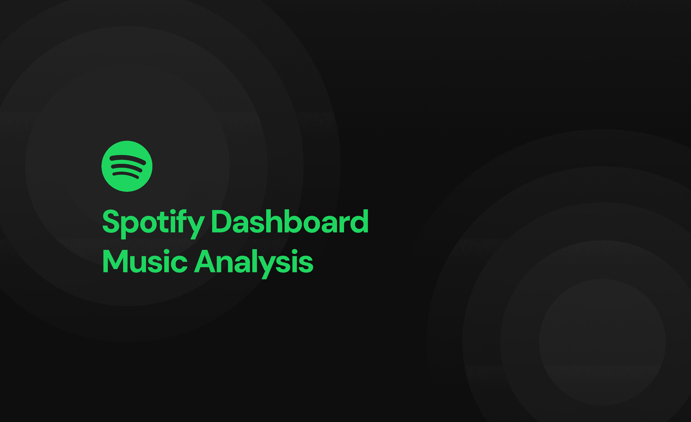 Spotify dashboard splash